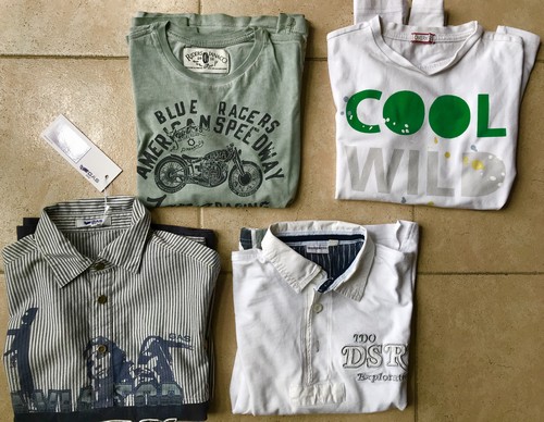 6/7 anni - 4 Maglie cotone maniche lunghe di marca