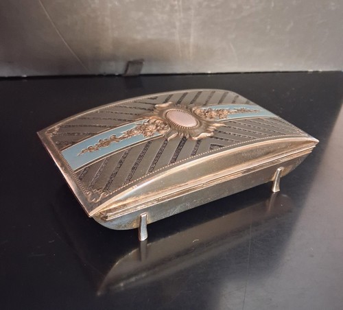 Portagioie  Stile Deco Marchiato  con un cigno con