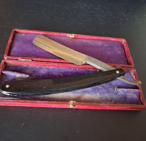 Rasoio a mano libera vintage ELSENER  n. 83, in cu