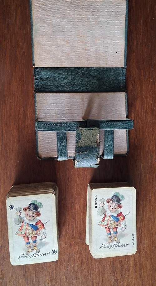  Antiche carte da gioco PIATNIK formato mini cm. 4