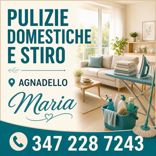 Pulizie domestiche e stiro ad Agnadello