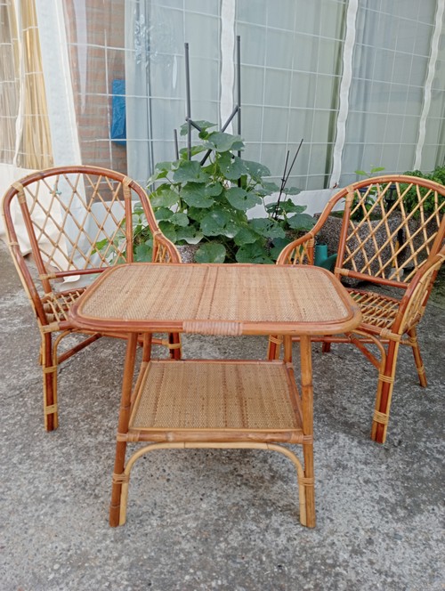 Salottino Rattan vimini